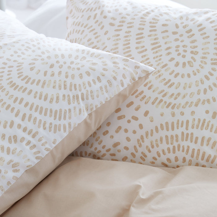 Walra Remade Crazy Crinkles Dekbedovertrek 140x220 - Zand