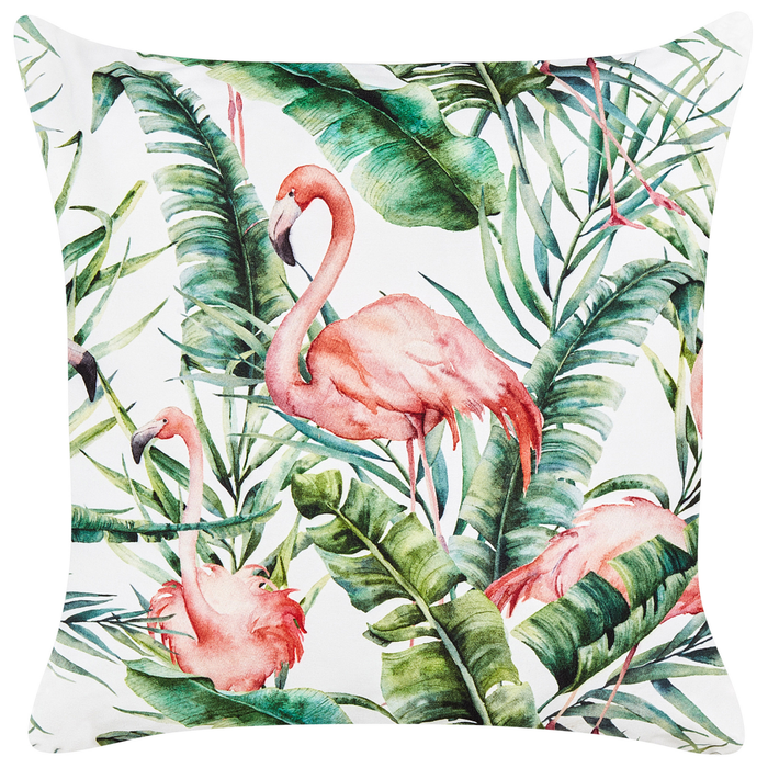 Beliani-ELLERA-Tuinkussen set van 2-Multicolor-45 x 45 cm-Polyester