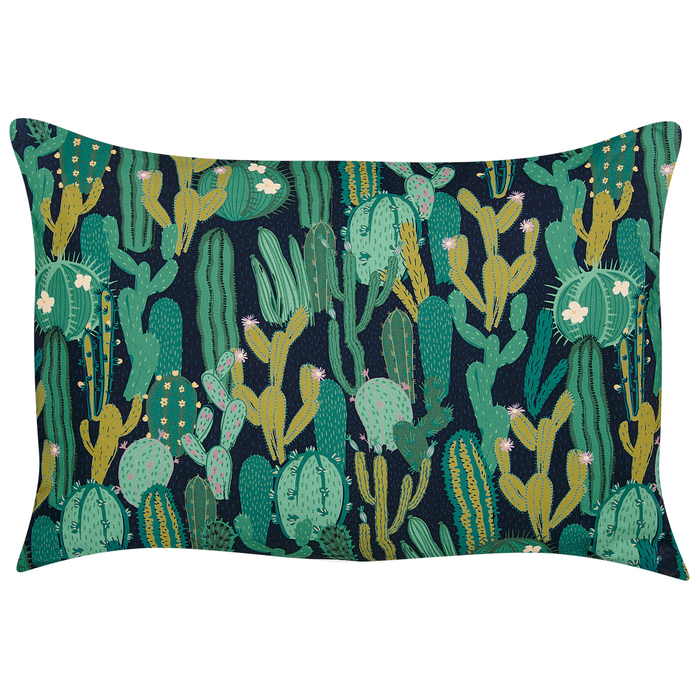 Beliani-VIOZENE-Tuinkussen set van 2-Groen-40 x 60 cm-Polyester