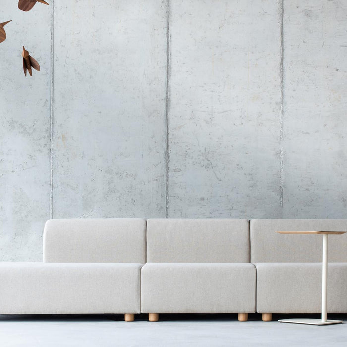 Gazzda Loop bijzettafel linoleum beige