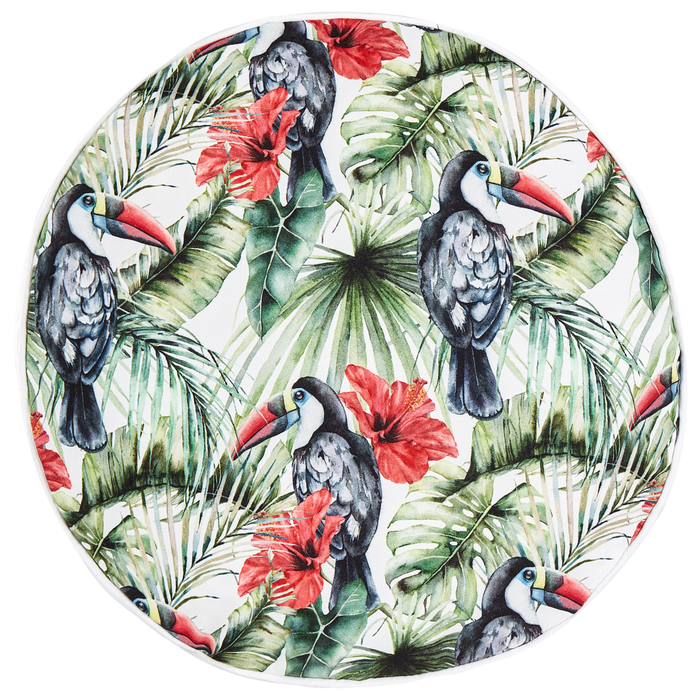 Beliani-MALLARE-Tuinkussen set van 2-Multicolor- 40 cm -Polyester