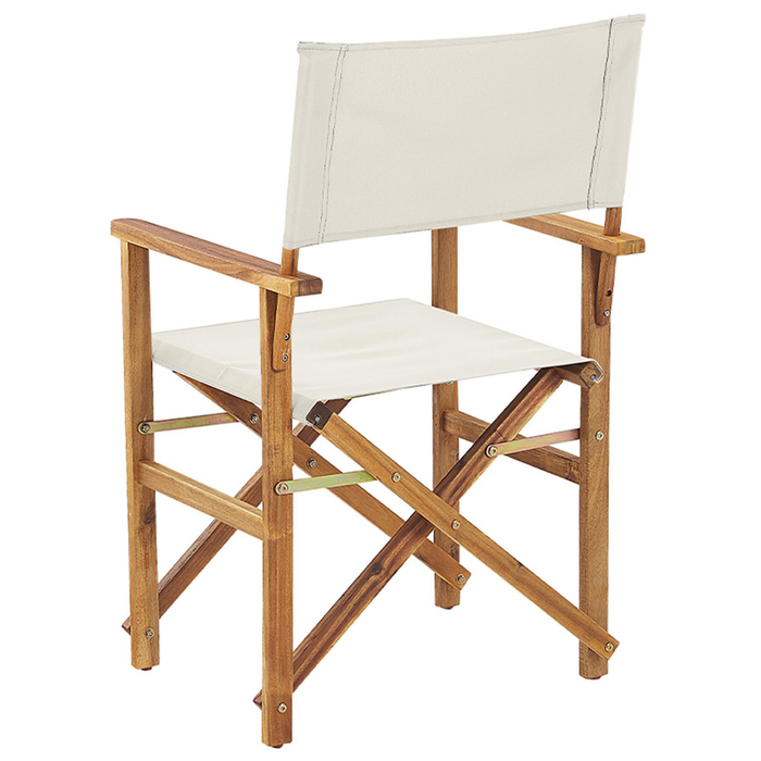 Beliani - CINE - Tuinstoel set van 2 - Groen|Wit|Abstract - Polyester