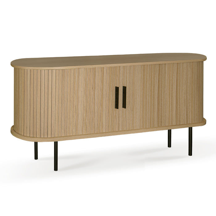 by fonQ basic Panel Tv-meubel - B 120 cm - Eiken