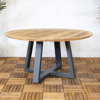 SenS-Line Dallas Tuintafel Ø150 cm - Teakhout