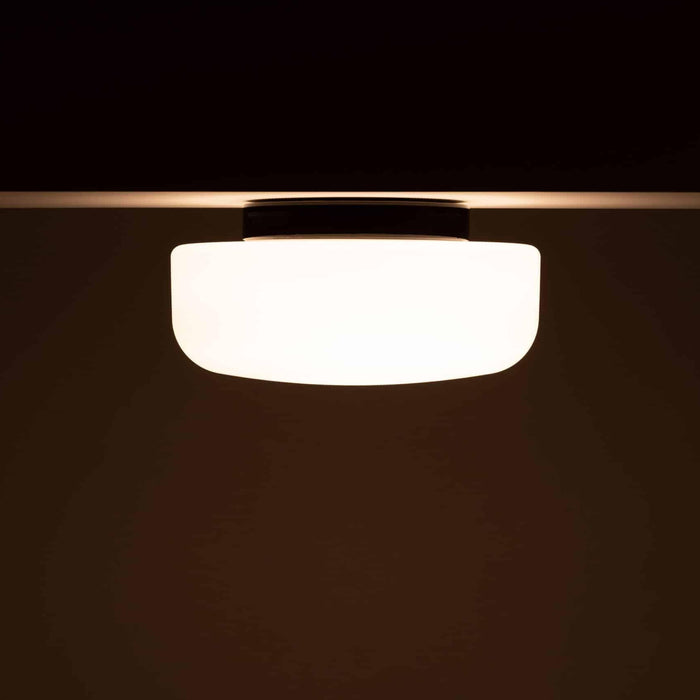 Ifö Electric Solenne 250|156 plafond- en wandlamp Ø25 wit