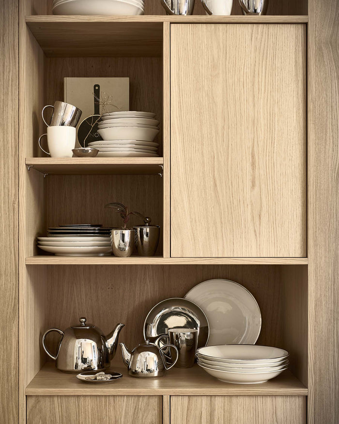 vtwonen Theeset - set van 3 - Klein - Zilver