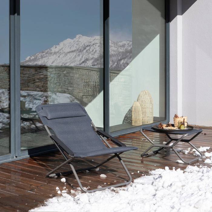 Lafuma Transabed Opvouwbare Ligstoel - Donkergrijs