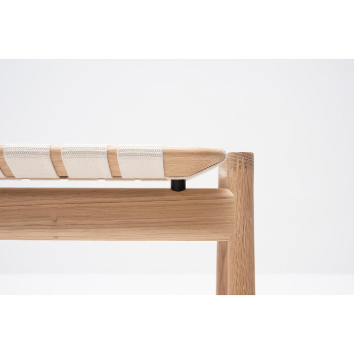 Klupa eetbank 160 white oil - Black