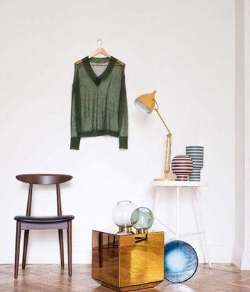 AYTM Speculum bijzettafel 38x38 rose