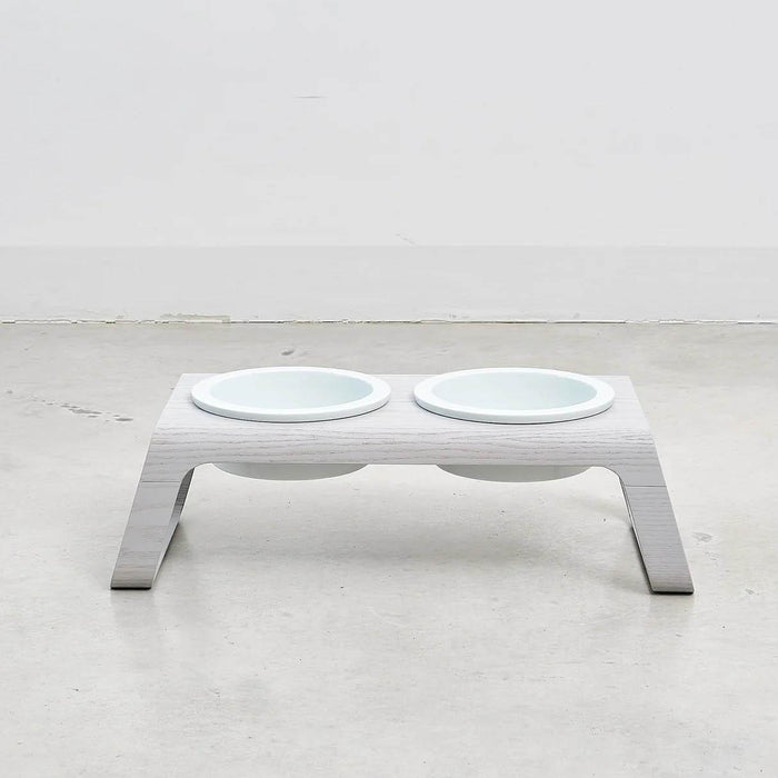 MiaCara Desco hondenvoerbak porselein small essen zwart