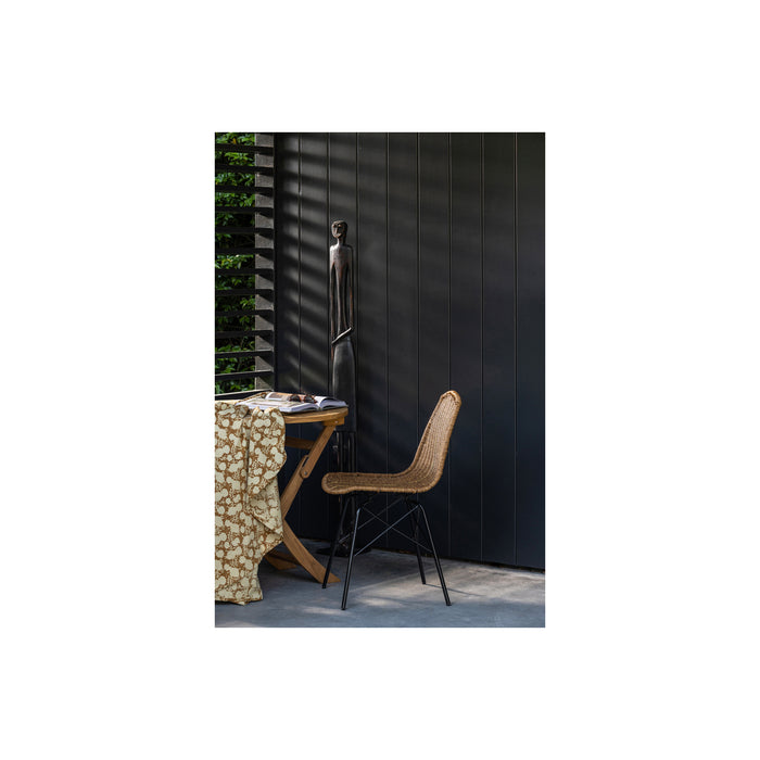 WOOOD Foliage Rond Tafelkleed - Katoen - Bruin - Ø 180x1