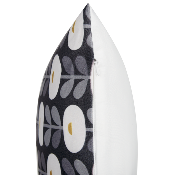 Beliani-VALSORDA-Tuinkussen set van 2-Lichtgrijs-40 x 60 cm-Polyester