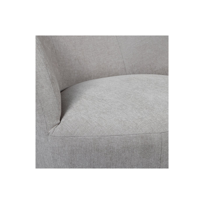 vtwonen Turn Draaifauteuil - Velvet - Naturel - 78x82x87