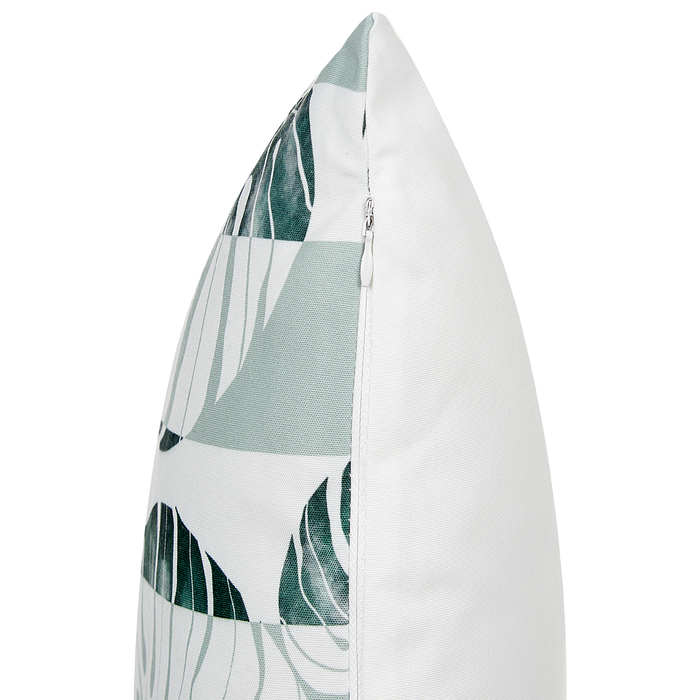 Beliani-TERMINI-Tuinkussen set van 2-Lichtgroen-45 x 45 cm-Polyester