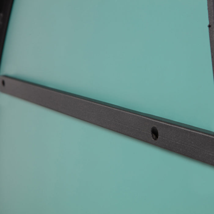 WOOOD Romee Organische Spiegel - Metaal - Zwart - 100x70x4