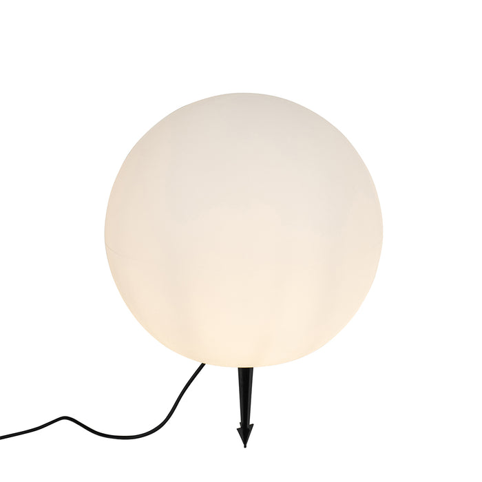 QAZQA Moderne buitenlamp wit 45 cm IP44 - Nura