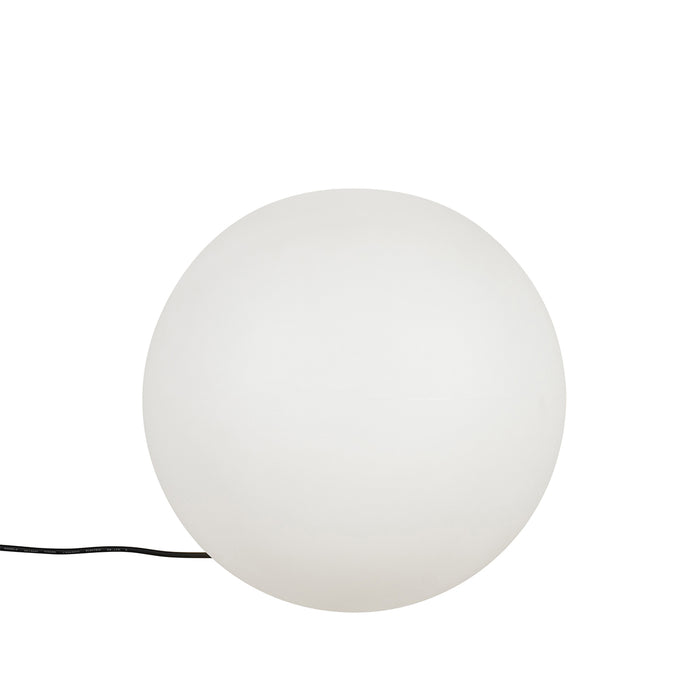 QAZQA Moderne buitenlamp wit 45 cm IP44 - Nura
