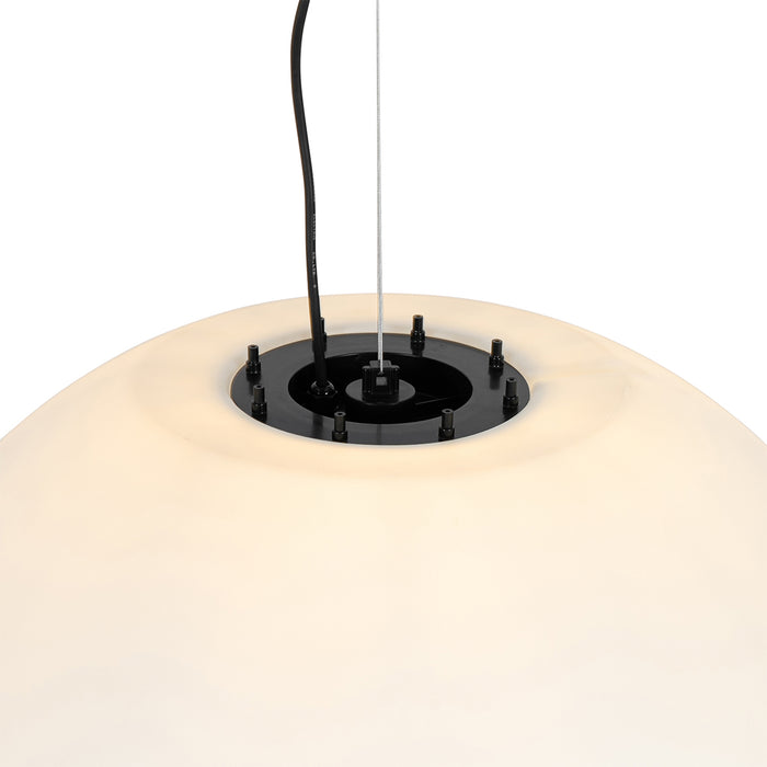 QAZQA Moderne buitenlamp wit 77 cm IP65 - Nura