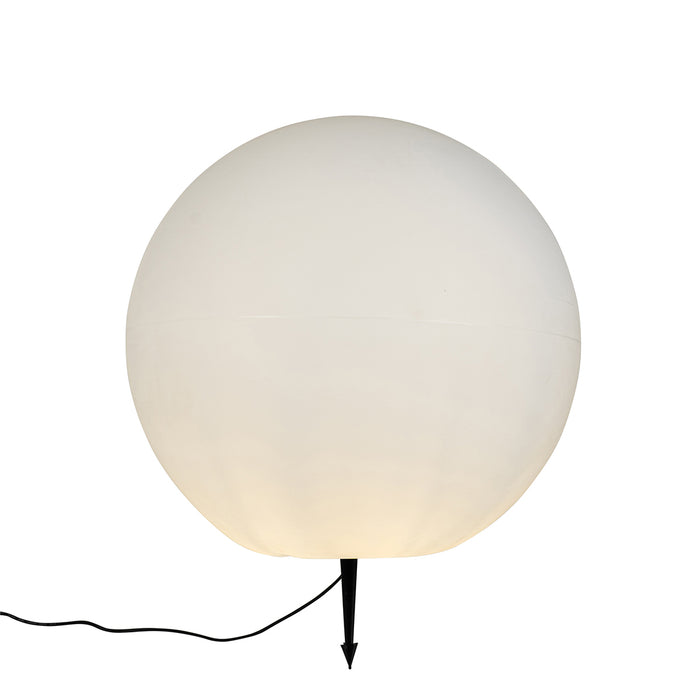 QAZQA Moderne buitenlamp wit 77 cm IP65 - Nura