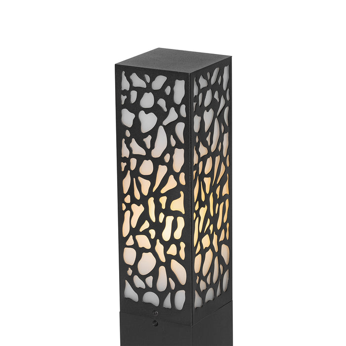 QAZQA Modern buiten paaltje zwart 90 cm IP44 - Nicole