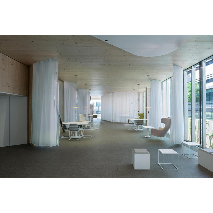 Vibia Flamingo Mini 1580 hanglamp LED Ø9 wit|zwart