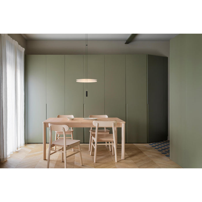 Vibia Flamingo Mini 1590 hanglamp LED Ø45 wit|zwart