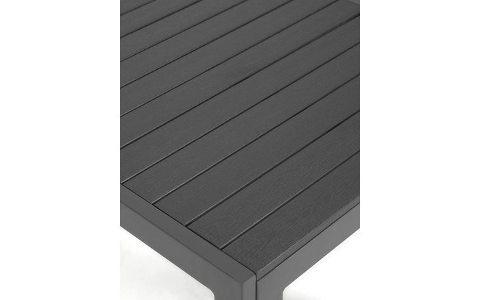 Kave Home - Sirley tuintafel van aluminium in zwart 70 x 70 cm