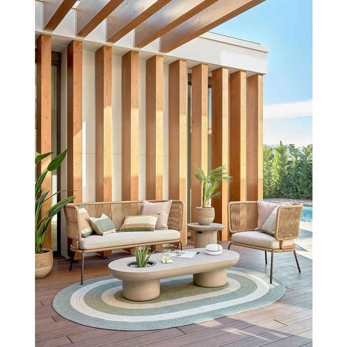 Kave Home - Taimi betonnen salontafel voor buiten Ø 140 x 60 cm