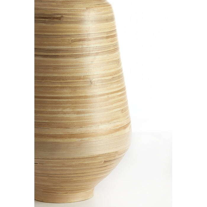 Light & Living Light&living Vaas deco Ø26x58 cm TULUA bamboe naturel
