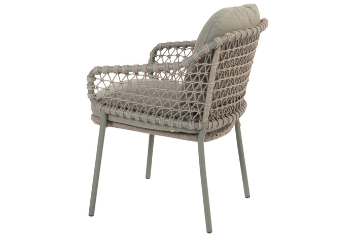 4 Seasons Jura|Prado ronde tuinset - Ø130 cm. - stapelbaar