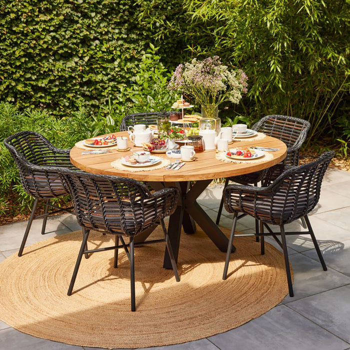 Hartman Stephanie Tuintafel - Ø 150 cm - Zwart