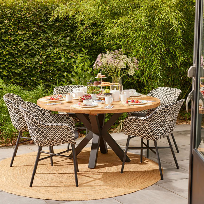 Hartman Stephanie Tuintafel - Ø 150 cm - Zwart