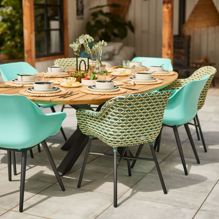 Hartman Stephanie Tuintafel 200 x 120 cm - Zwart