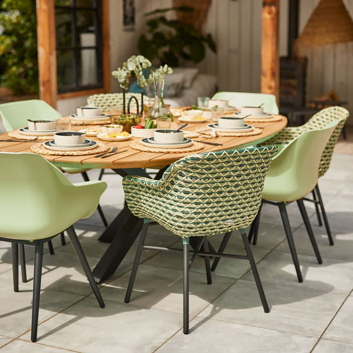 Hartman Stephanie Tuintafel 200 x 120 cm - Zwart