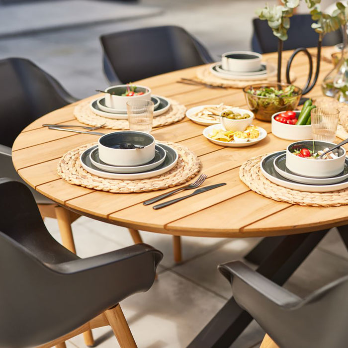 Hartman Stephanie Tuintafel 200 x 120 cm - Zwart