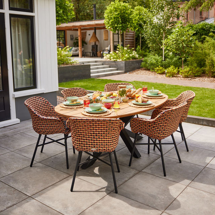 Hartman Stephanie Tuintafel 200 x 120 cm - Zwart