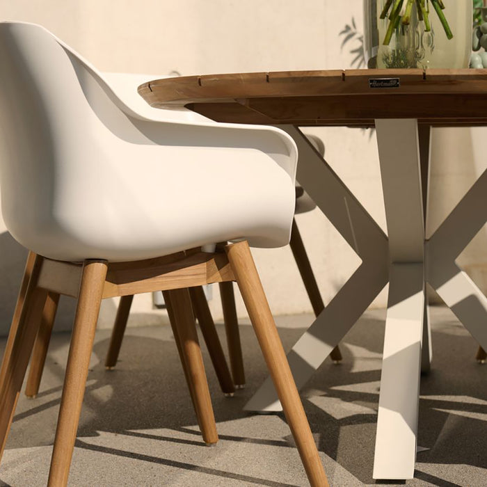 Hartman Stephanie Tuintafel 200 x 120 cm - Wit