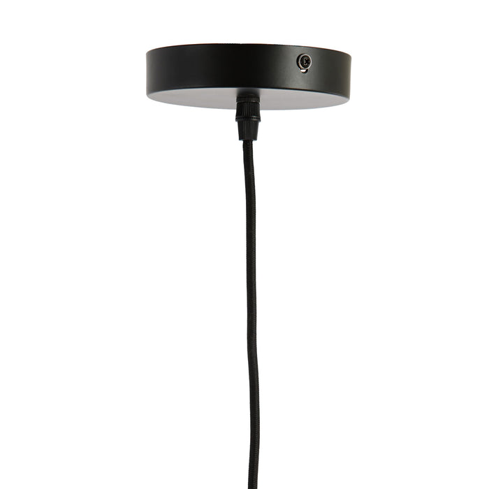 Luqaza Hanglamp Sassa - Bamboe|Zwart - Ø34cm