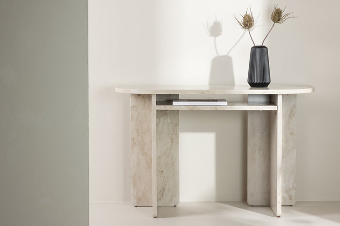 Rebellenclub Kuopio Sidetable - 120 x 40 cm - Marmer look