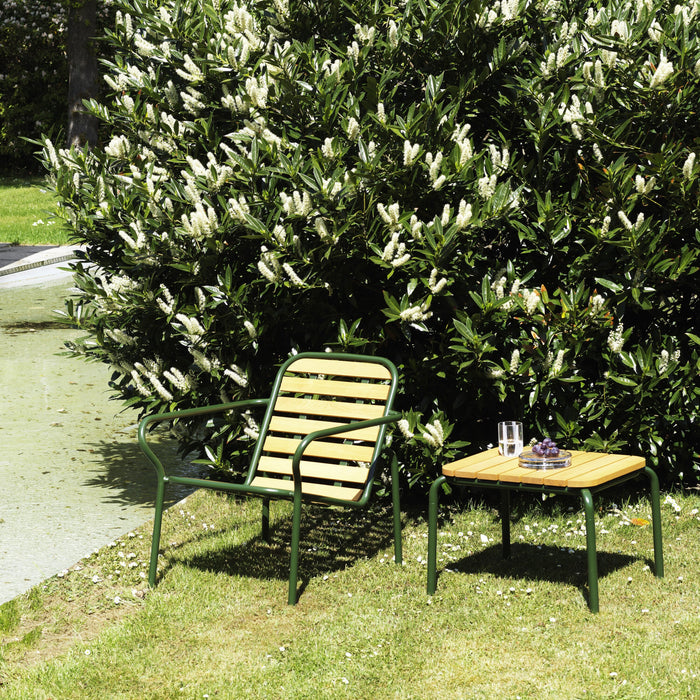 Normann Copenhagen Vig Loungestoel Robiniahout - Groen