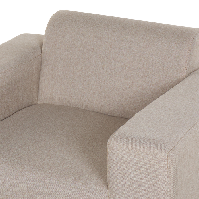 Beliani - ROVIGO - Fauteuil - Beige - Polyester
