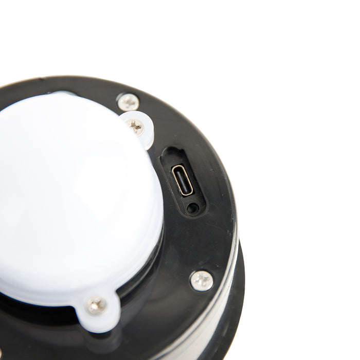 QAZQA Buiten vloerlamp blauw incl. LED 3-staps dimbaar op solar -