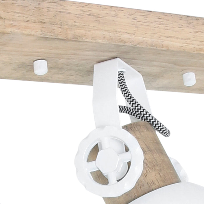 Mexlite Plafondlamp Gearwood 2133W Wit