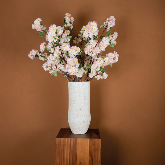 PTMD Kunstbloem Bloesem - 54x39x100 cm - Kunststof - Rood