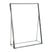 QUVIO Fotolijst - Metaal - Glas - Antraciet - 15.5 x 20 cm