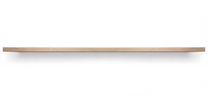 WoodBrothers Eikenhouten zwevende wandplank recht 170x30x2,5cm