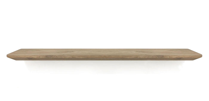 WoodBrothers Eikenhouten zwevende wandplank verjongd 100x20x4cm