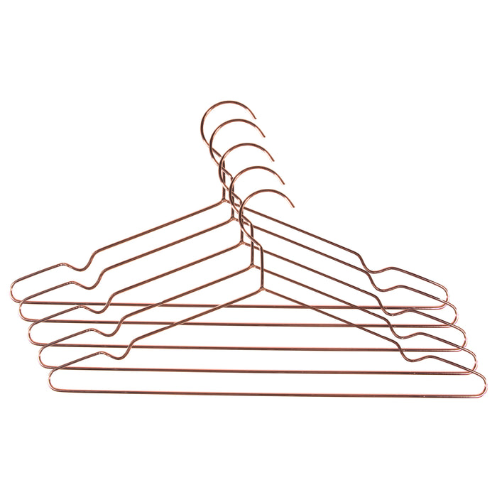 QUVIO Kledinghanger set van 40 - Metaal - Koperkleur