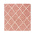 Boho&me Vierkant hoogpolig vloerkleed ruiten Habitat - roze|wit -