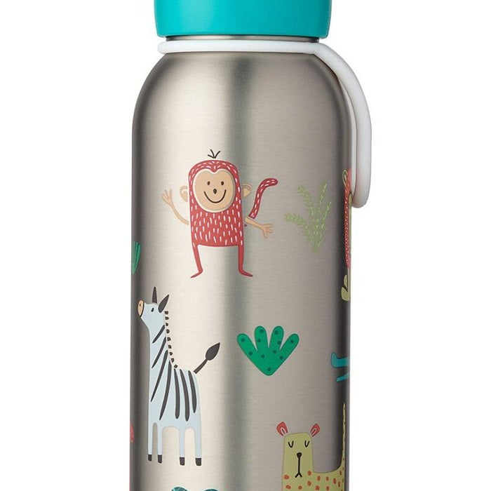 Isoleerfles flip-up Campus 350 ml - Animal Friends